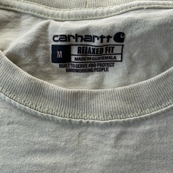 Long sleeve lime green Carhartt - Picture 2 of 3